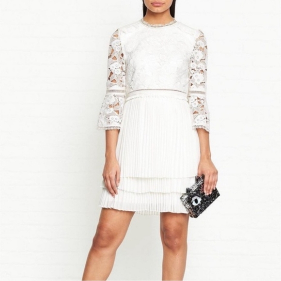 Ted Baker Bridal Stefoni White Lace Dress - Picture 1 of 5